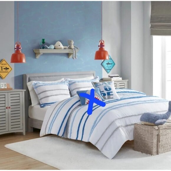 Urban Habitat Kids Haisley Cotton Comforter Duvet 4 Pc Set Full/Queen NWOT - Picture 2 of 7